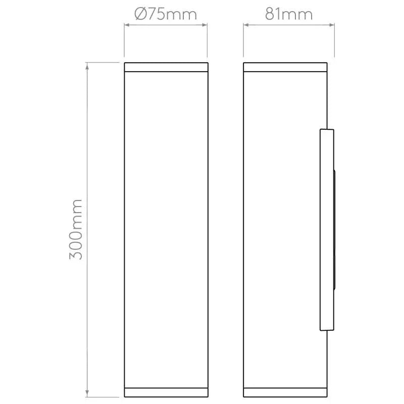 Astro Lighting Ava 300 Wall Light | All Square Lighting