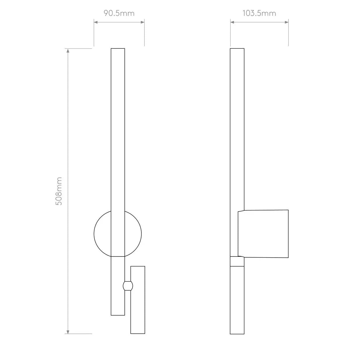 Astro Lighting Baton LED Reader Wall Light | All Square Lighting
