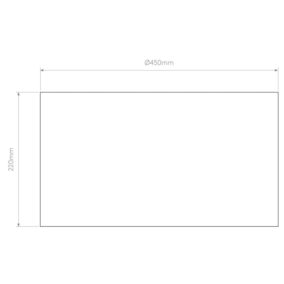 Astro Lighting Bevel Round 450 Shade | All Square Lighting