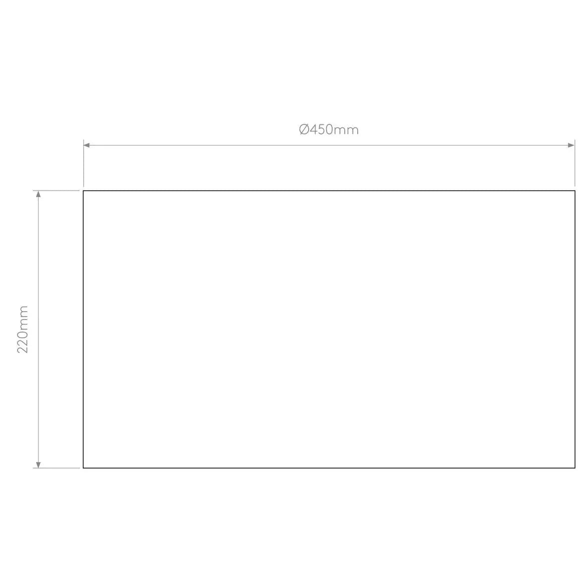 Astro Lighting Bevel Round 450 Shade | All Square Lighting