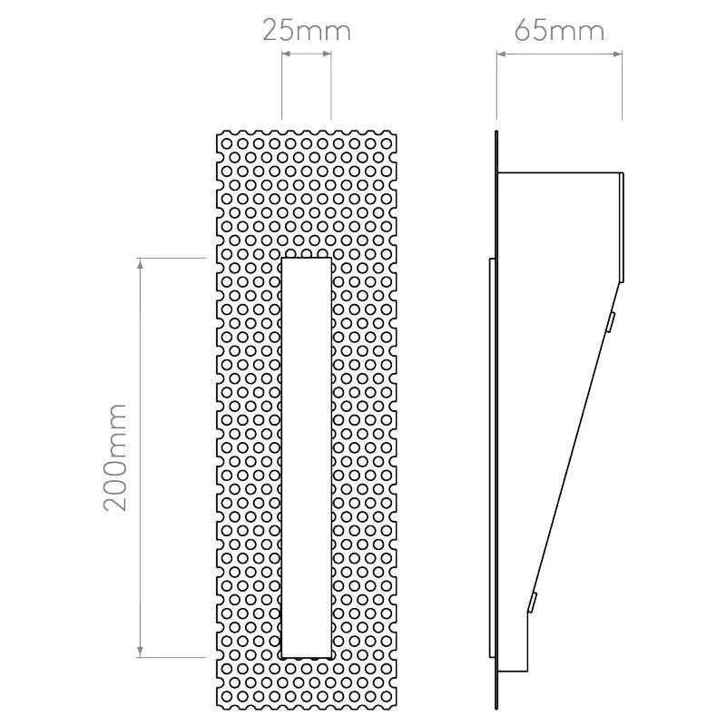 Astro Lighting Borgo Trimless 200 Wall Light | All Square Lighting
