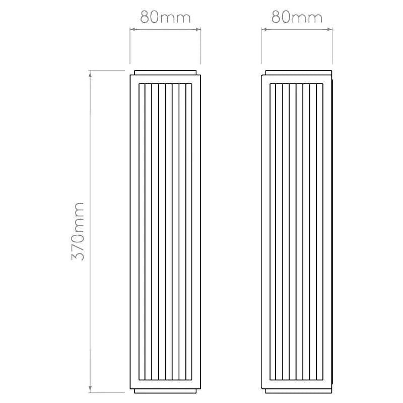 Astro Lighting Boston 370 Wall Light | All Square Lighting