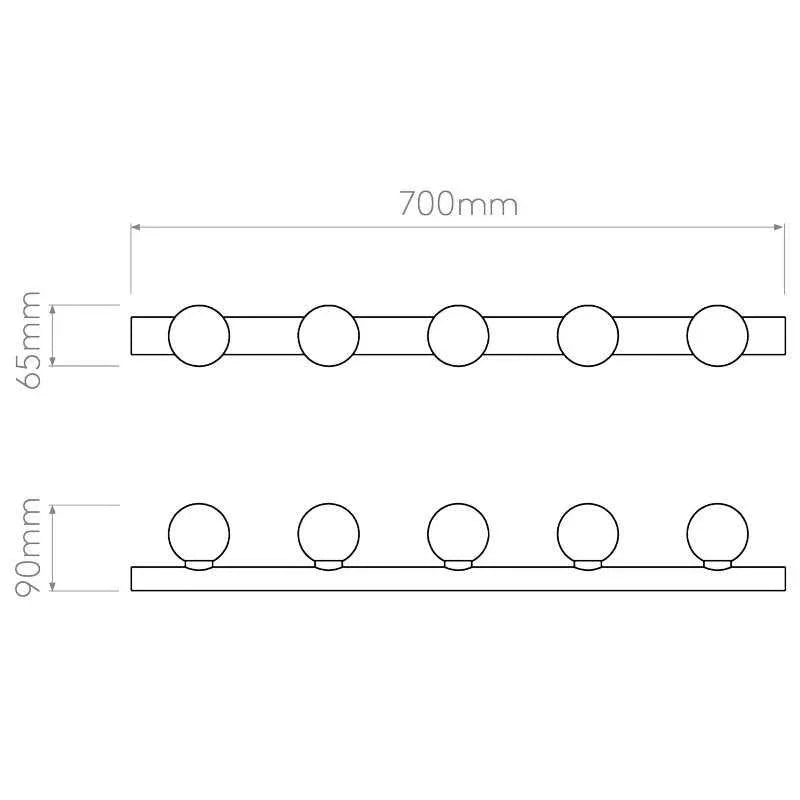 Astro Lighting Cabaret 5 II Wall Light | All Square Lighting