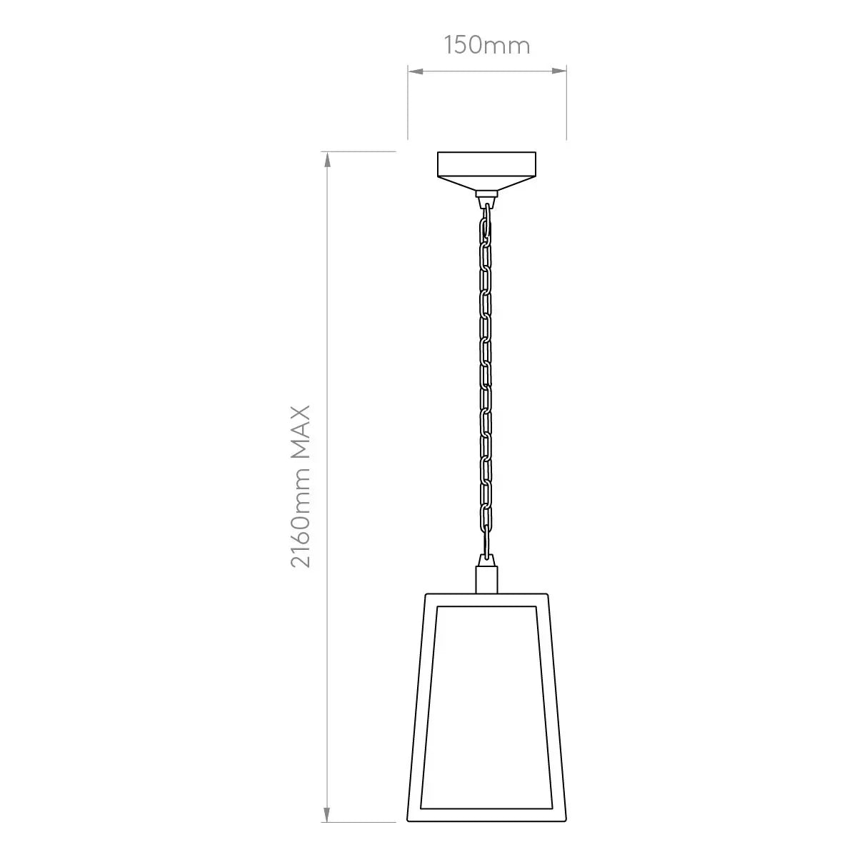 Astro Lighting Calvi 215 Pendant Light | All Square Lighting
