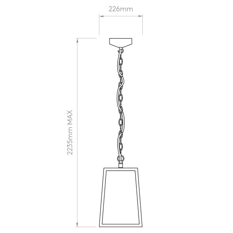 Astro Lighting Calvi 305 Pendant Light | All Square Lighting