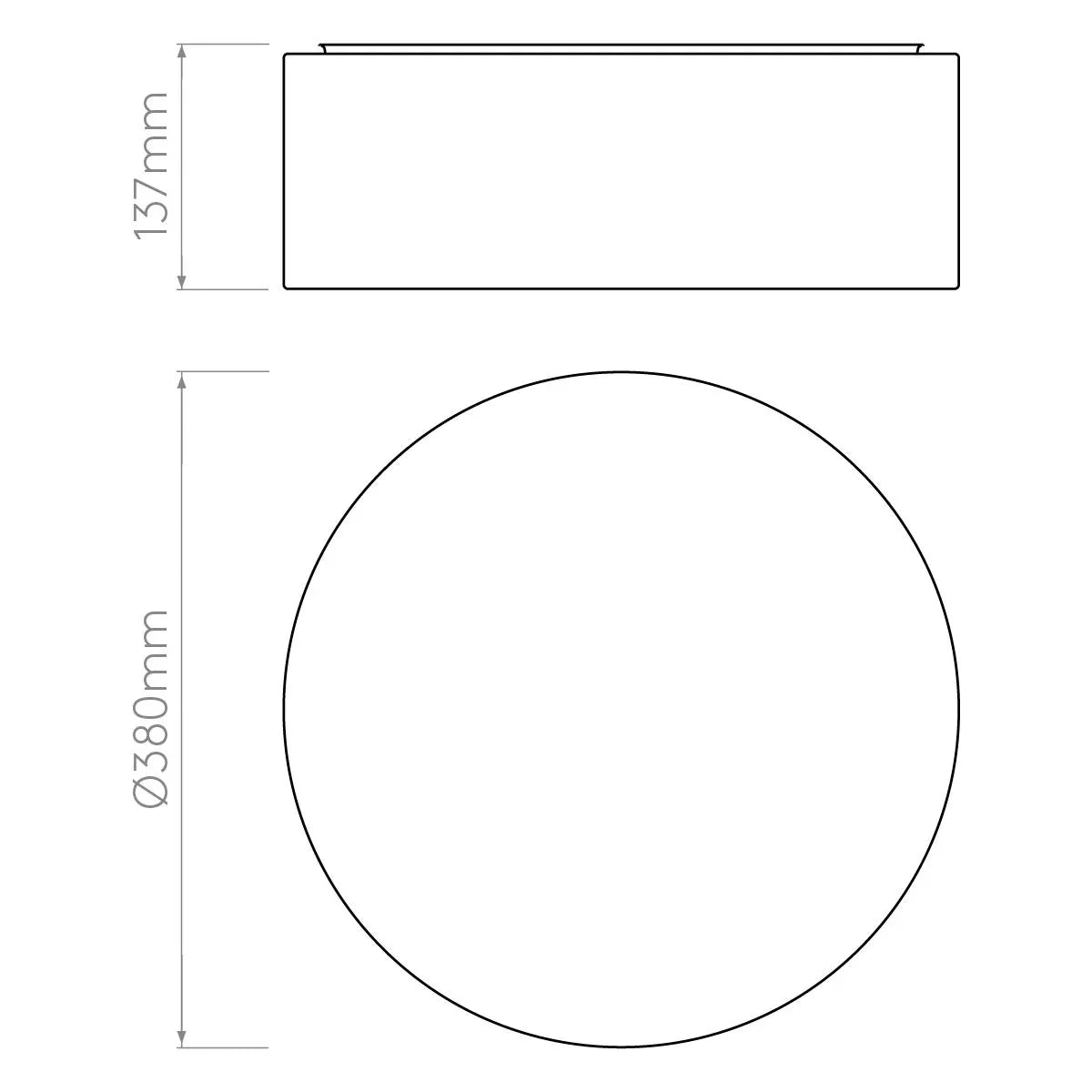 Astro Lighting Cambria 380 Ceiling Light | All Square Lighting