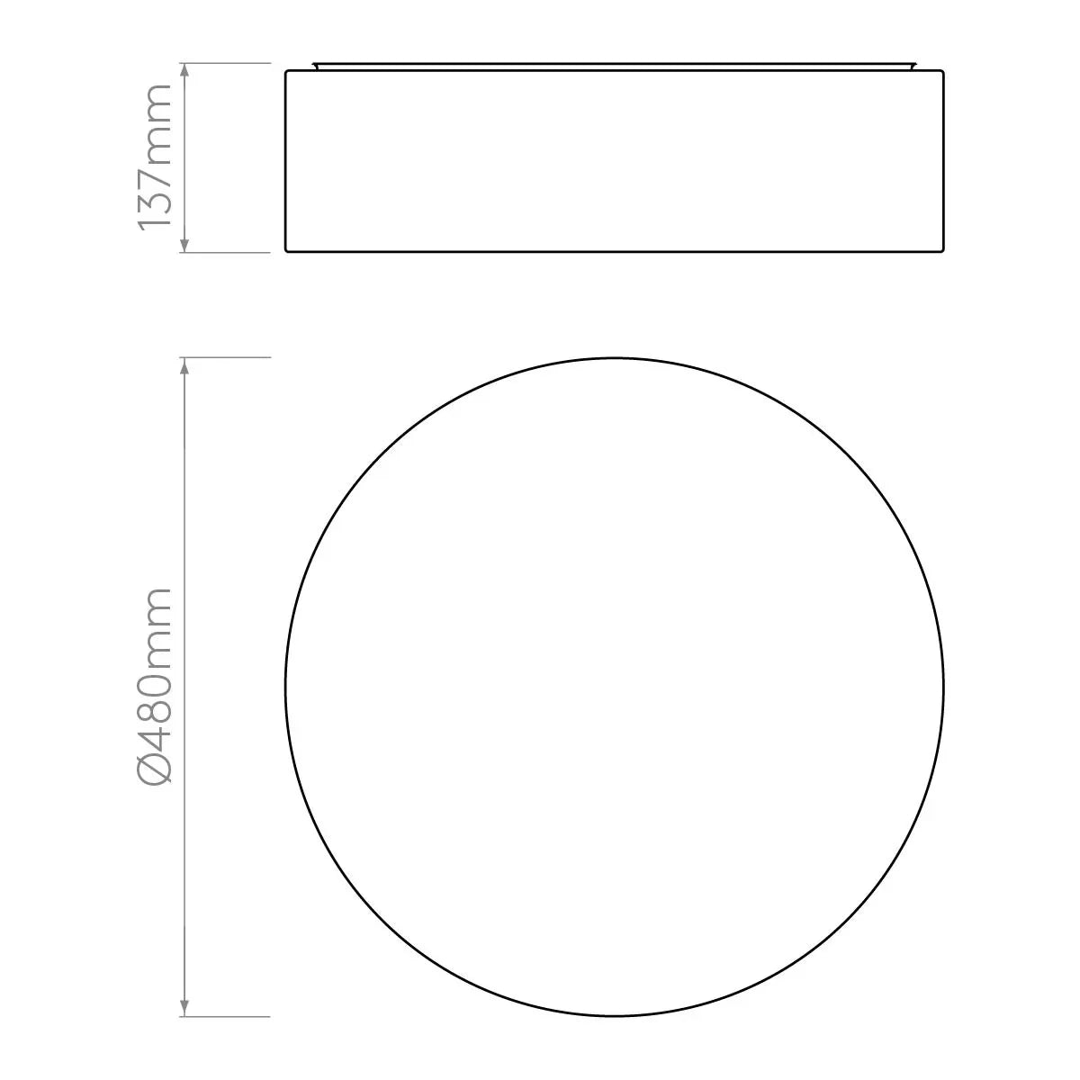 Astro Lighting Cambria 480 Ceiling Light | All Square Lighting