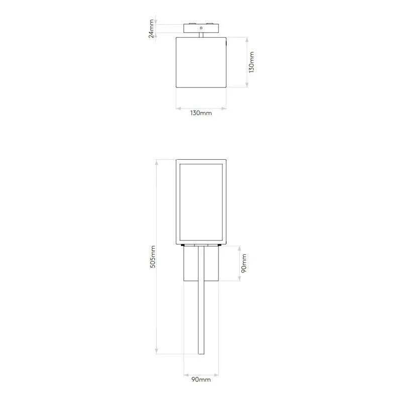 Astro Lighting Coach 130 Wall Light | All Square Lighting
