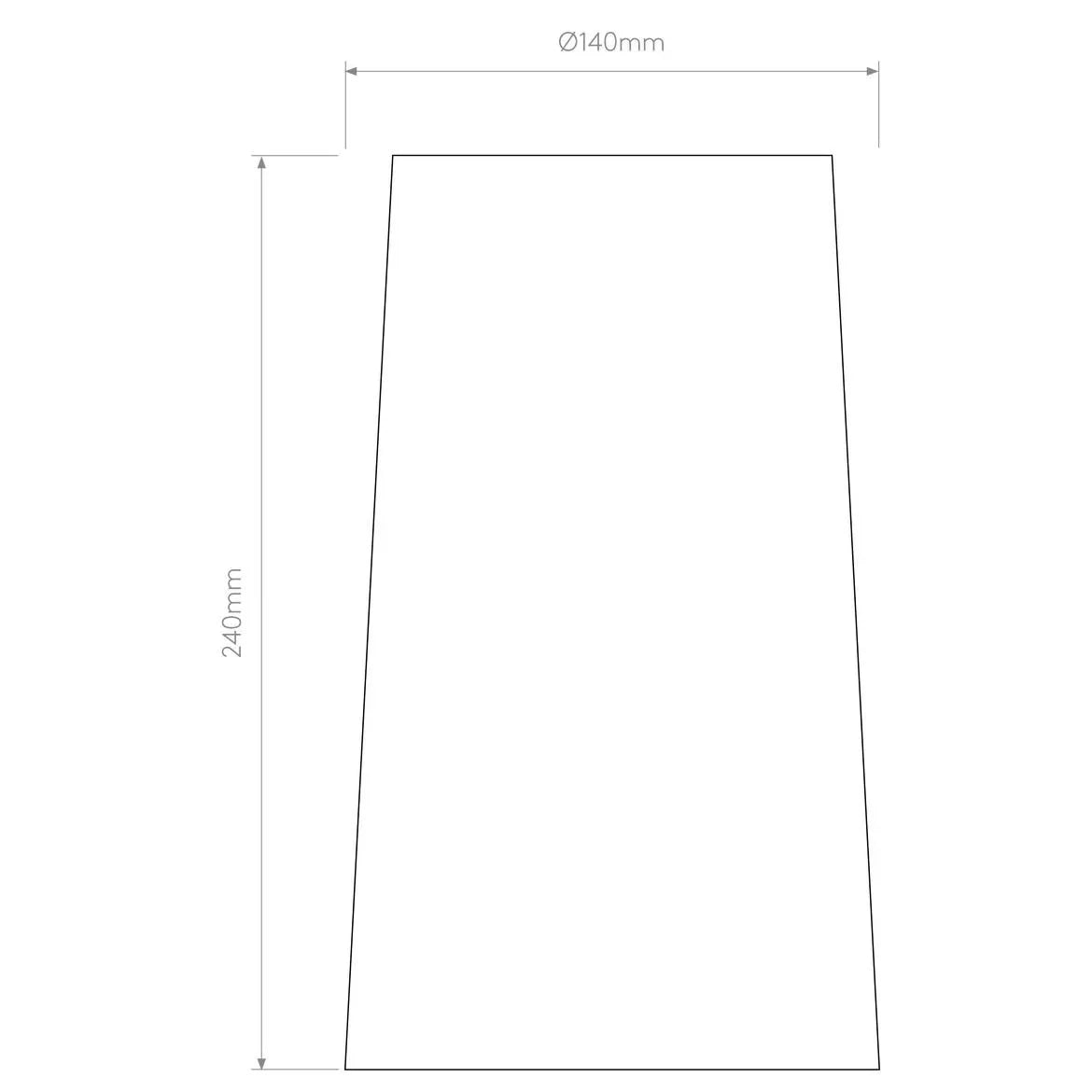 Astro Lighting Cone 240 Shade | All Square Lighting
