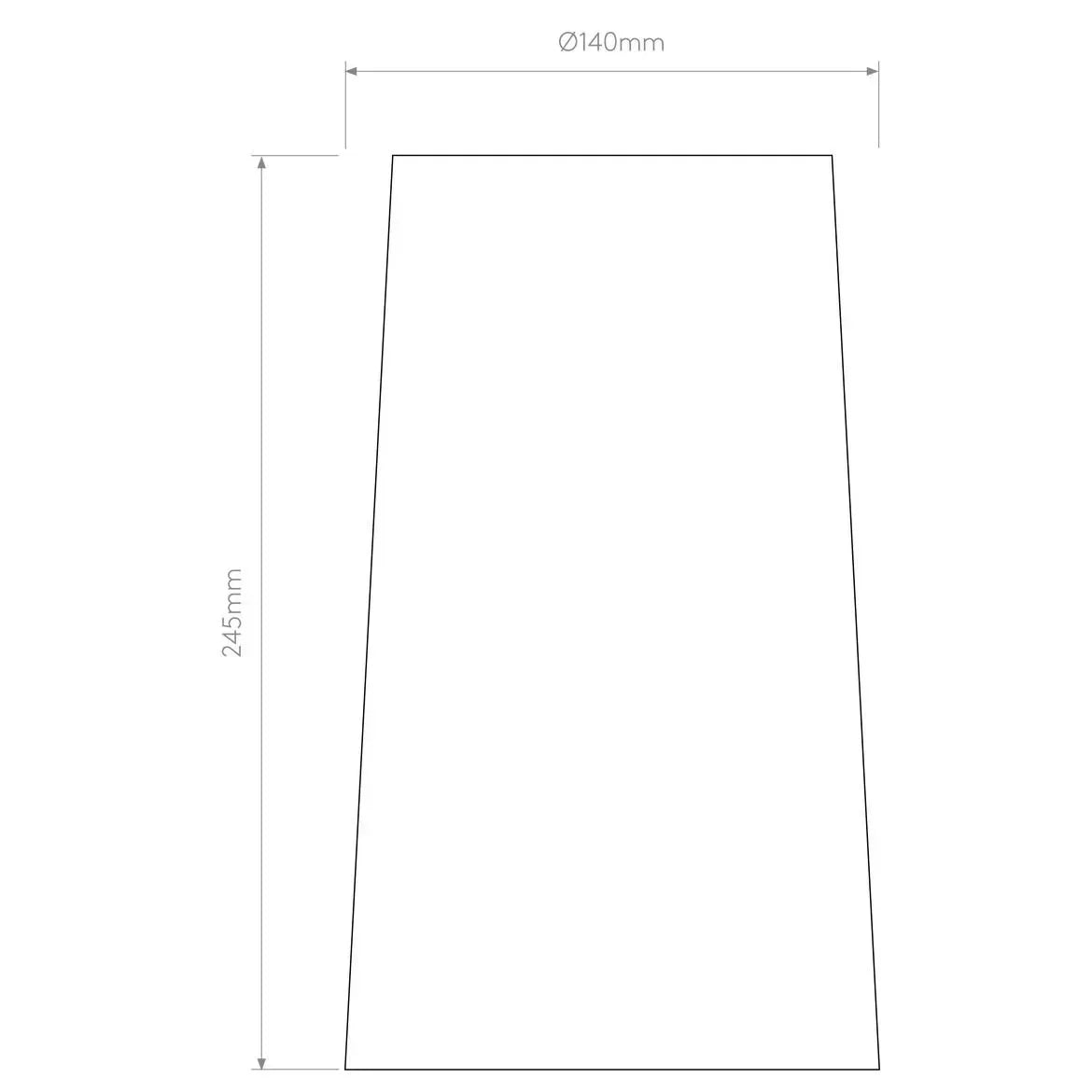 Astro Lighting Cone 245 Glass Shade | All Square Lighting