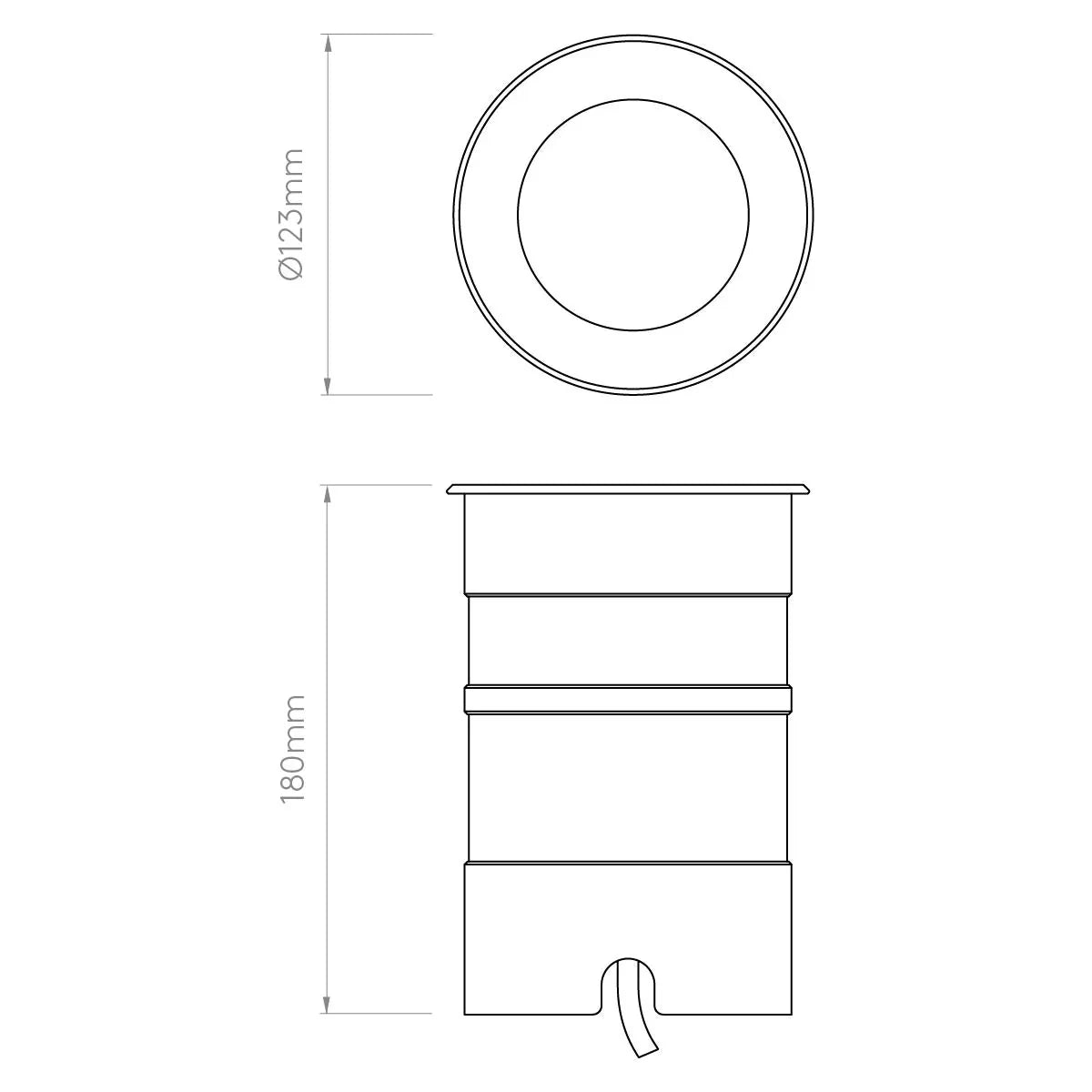 Astro Lighting Cromarty 120 In Ground Light | All Square Lighting