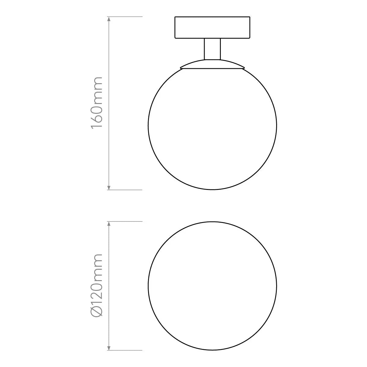 Astro Lighting Denver Ceiling Light | All Square Lighting