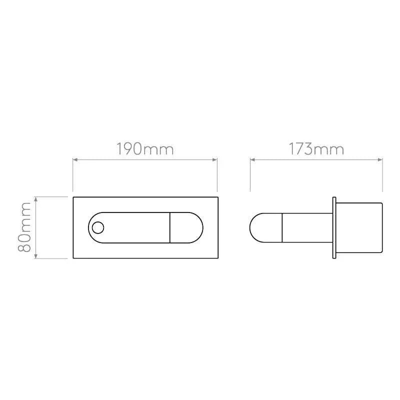 Astro Lighting Digit LED II Wall Light | All Square Lighting