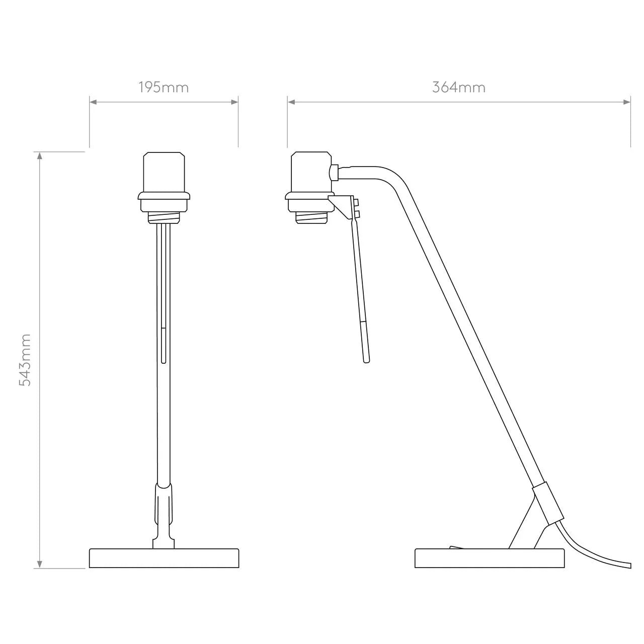 Astro Lighting Edward Desk Lamp | All Square Lighting