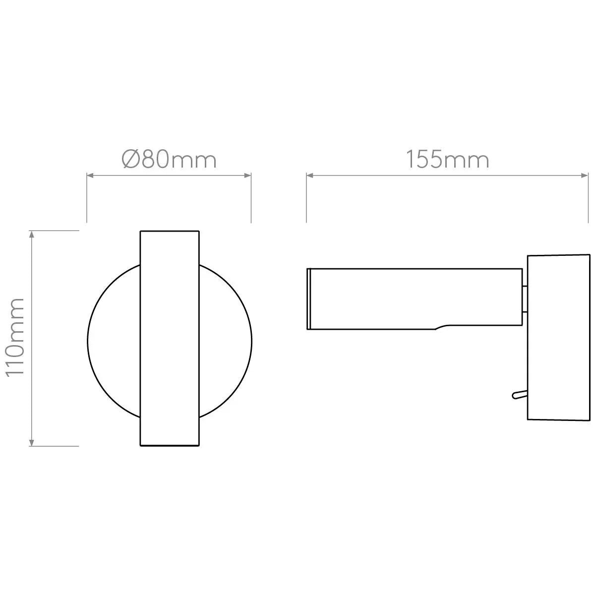 Astro Lighting Enna Surface LED Wall Light | All Square Lighting