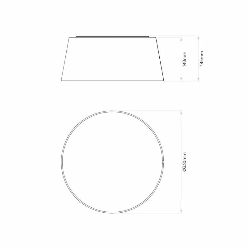 Astro Lighting Fife 330 Ceiling Light | All Square Lighting