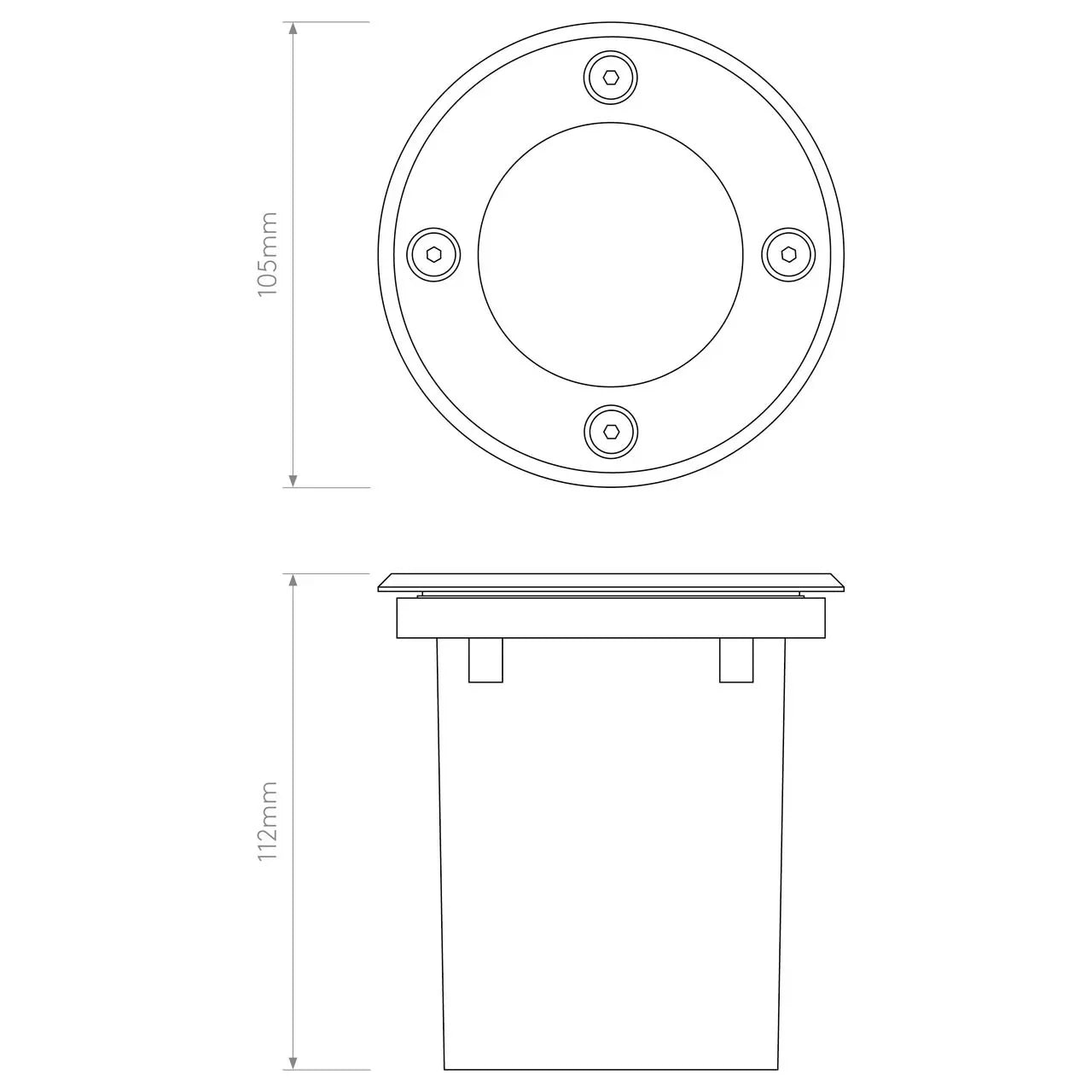 Astro Lighting Gramos Round In Ground Light | All Square Lighting
