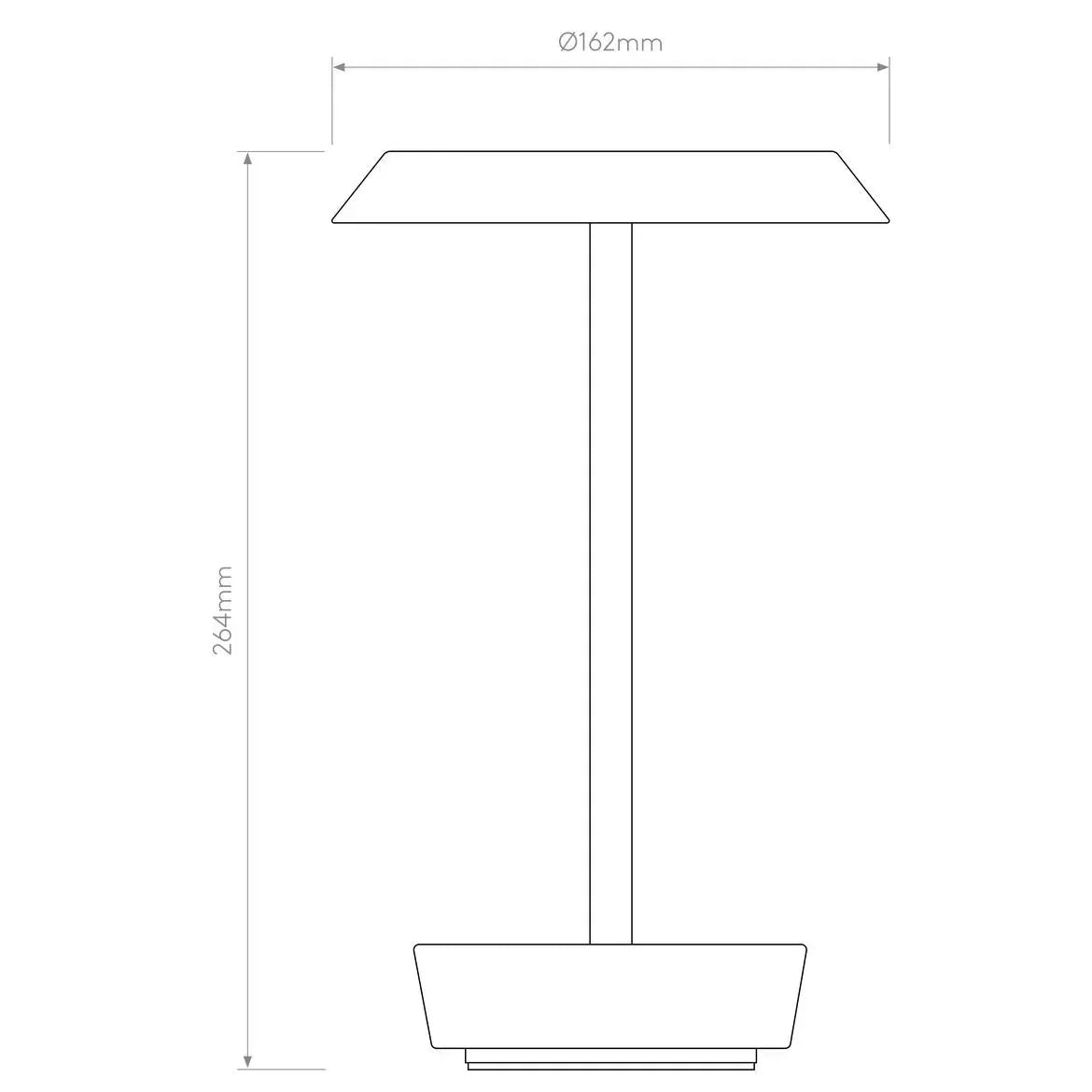 Astro Lighting Halo Portable Table Lamp | All Square Lighting