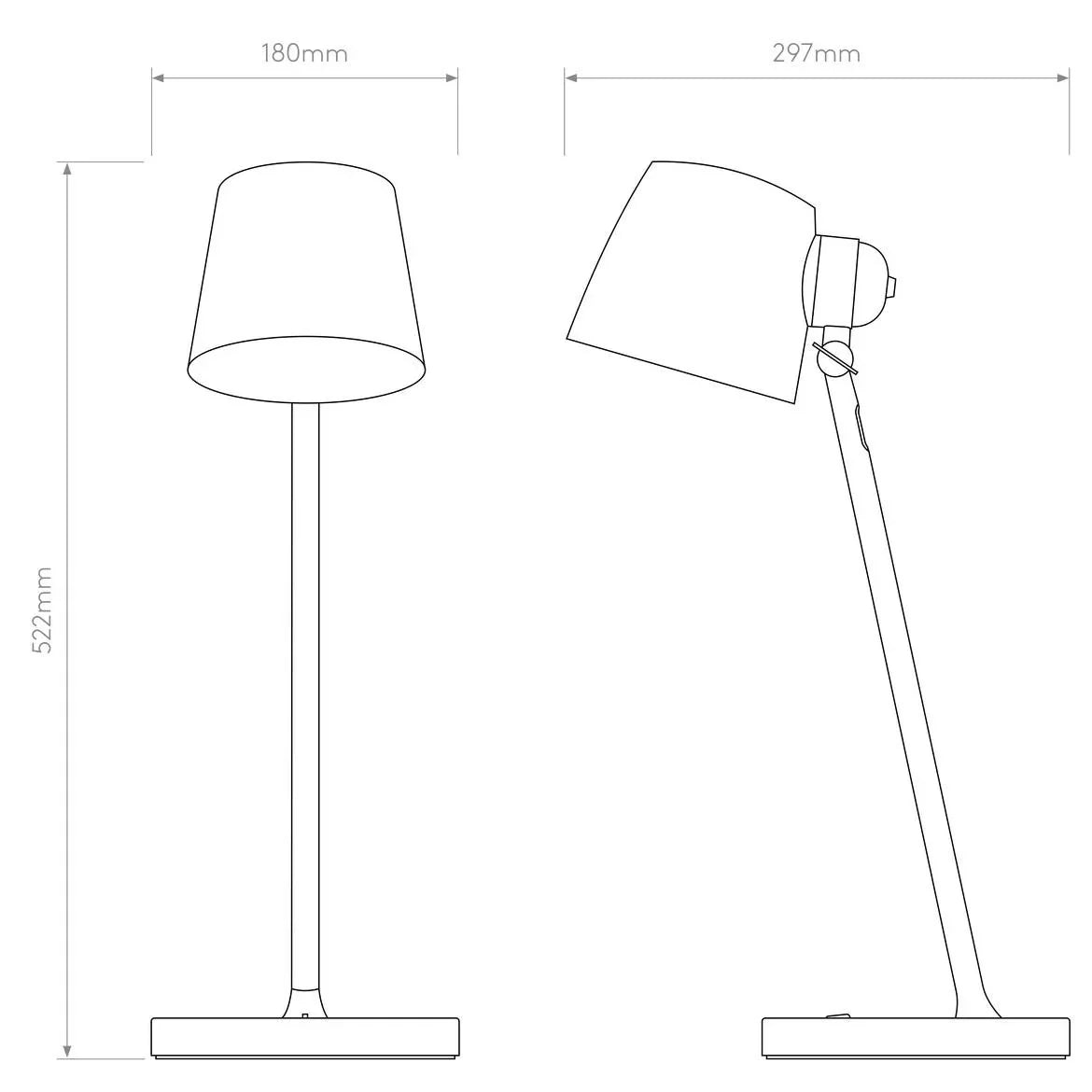 Astro Lighting Imari Desk Lamp | All Square Lighting