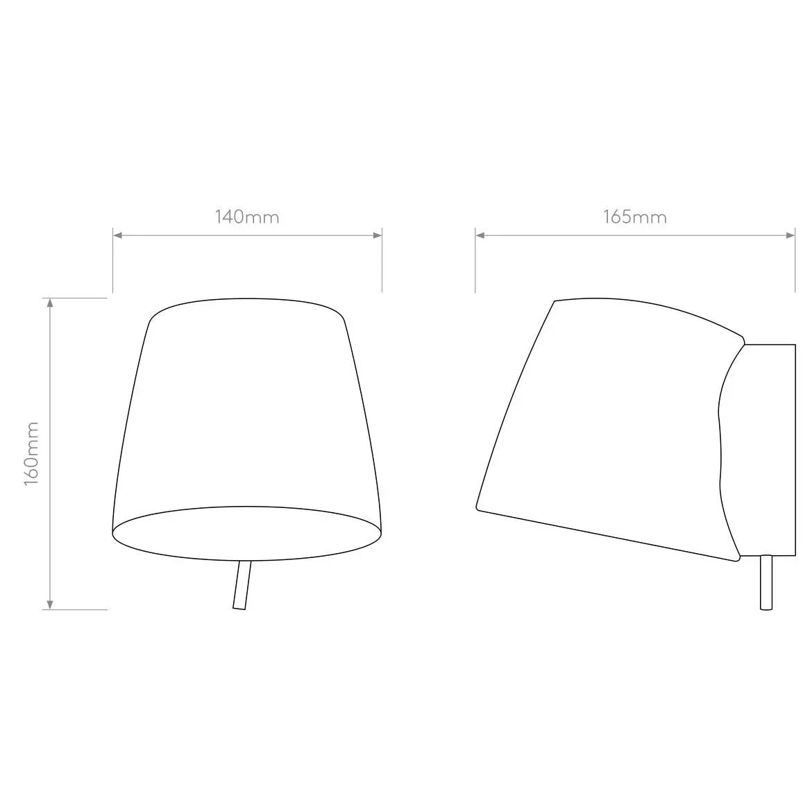 Astro Lighting Imari Fixed Wall Light | All Square Lighting