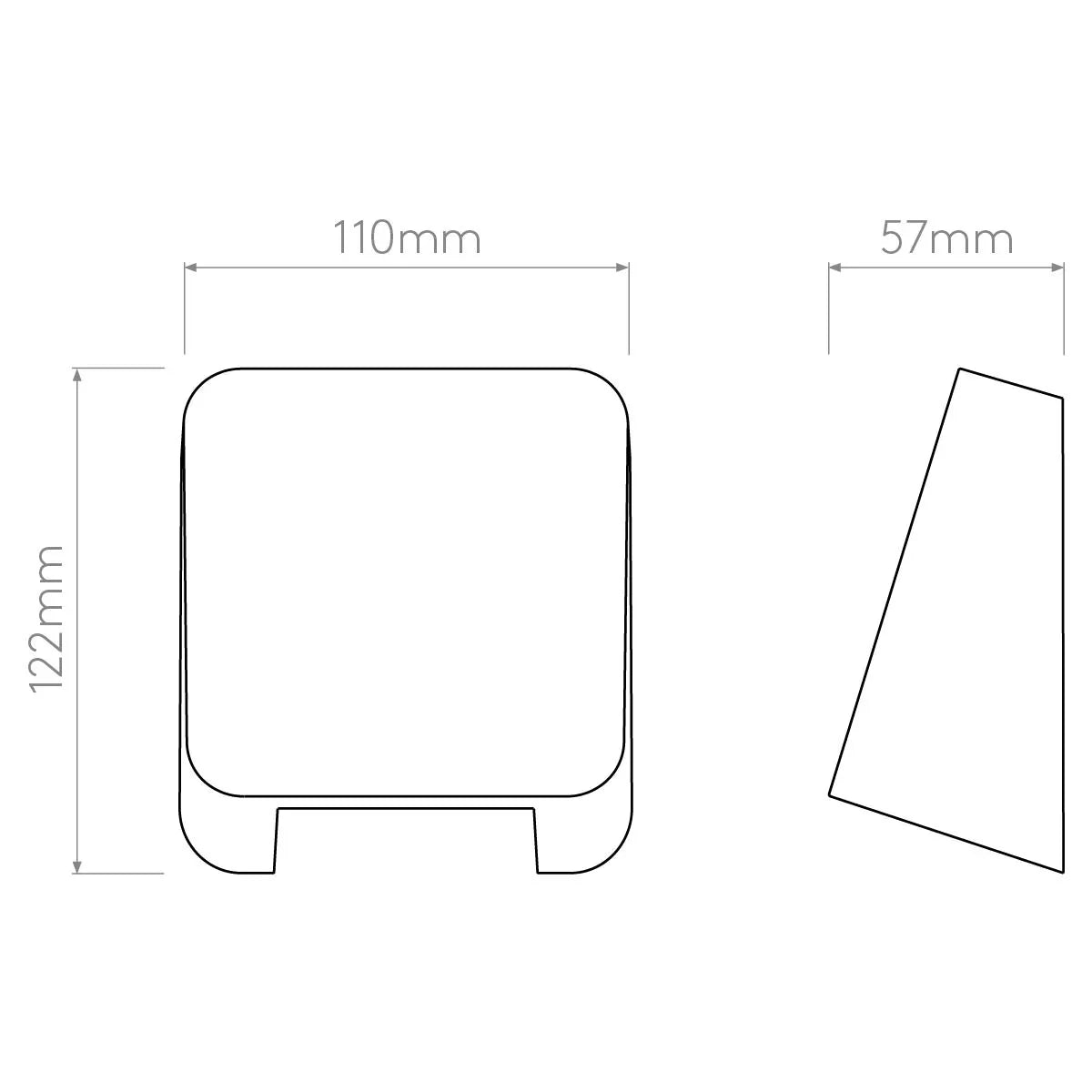 Astro Lighting Incline Single Wall Light | All Square Lighting