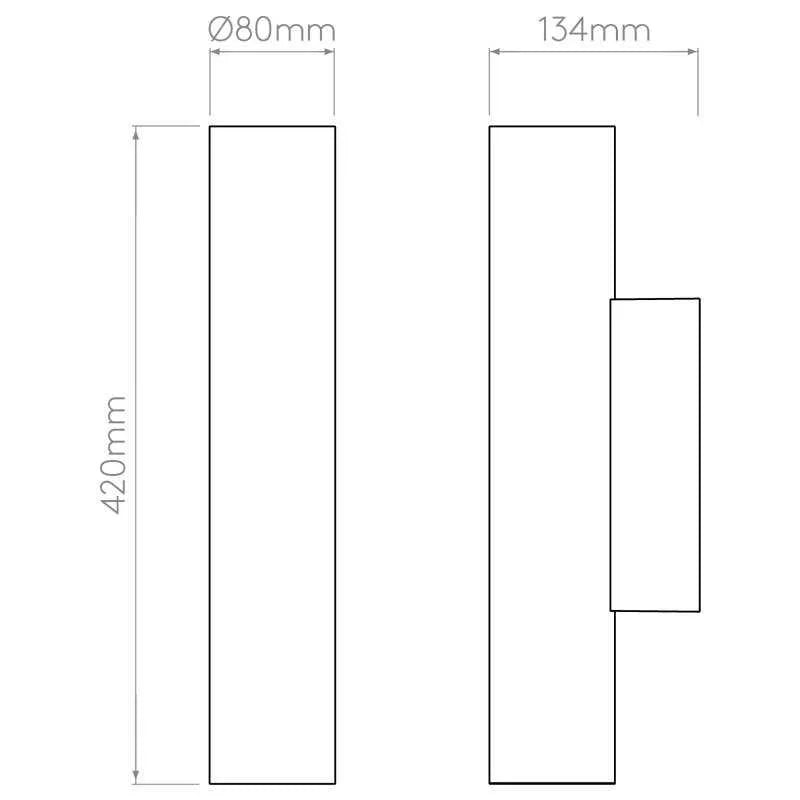 Astro Lighting io 420 Wall Light | All Square Lighting