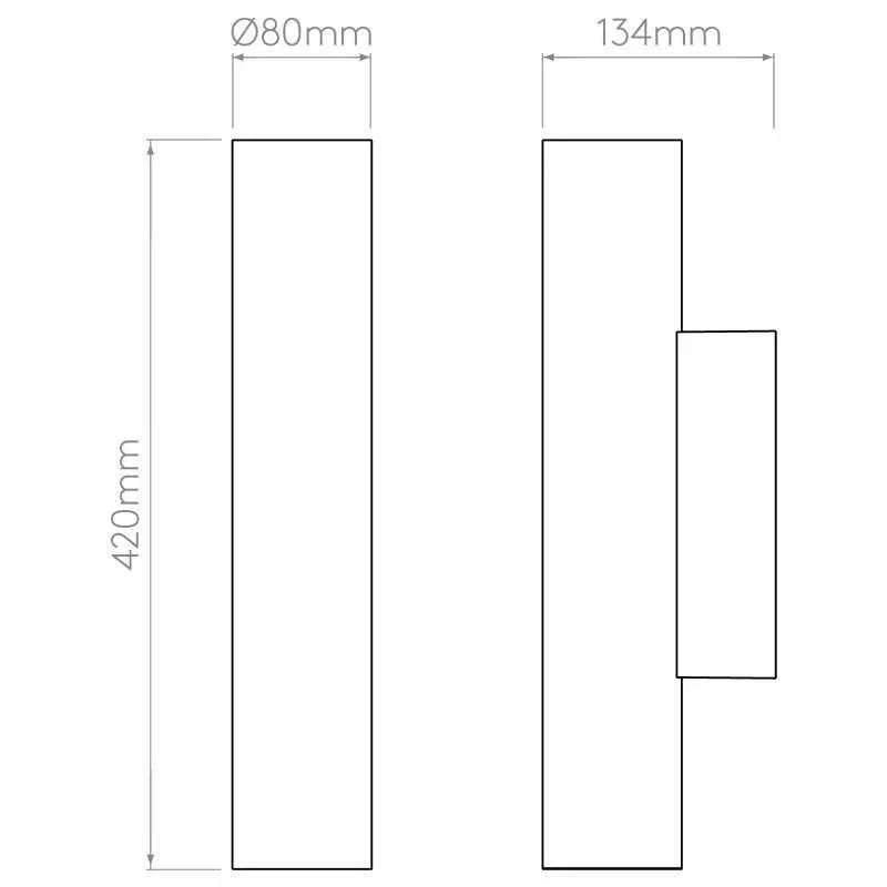 Astro Lighting io 420 Wall Light | All Square Lighting