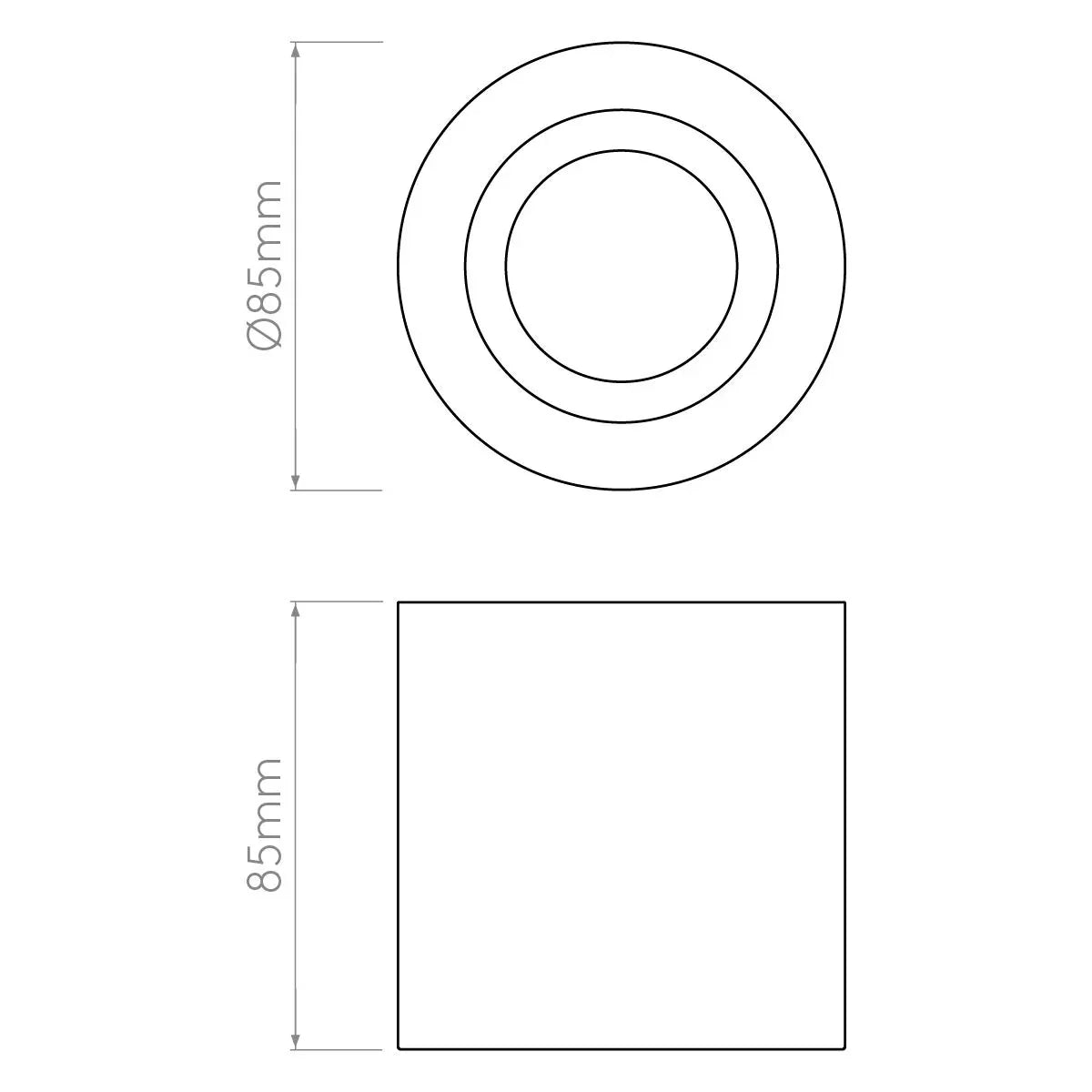 Astro Lighting Kos II Ceiling Light | All Square Lighting