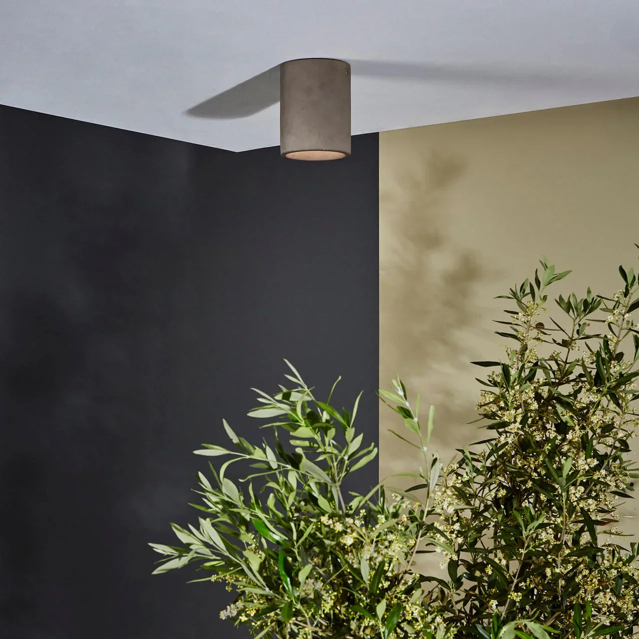 Astro Lighting Kos Round Concrete Ceiling Light | All Square Lighting