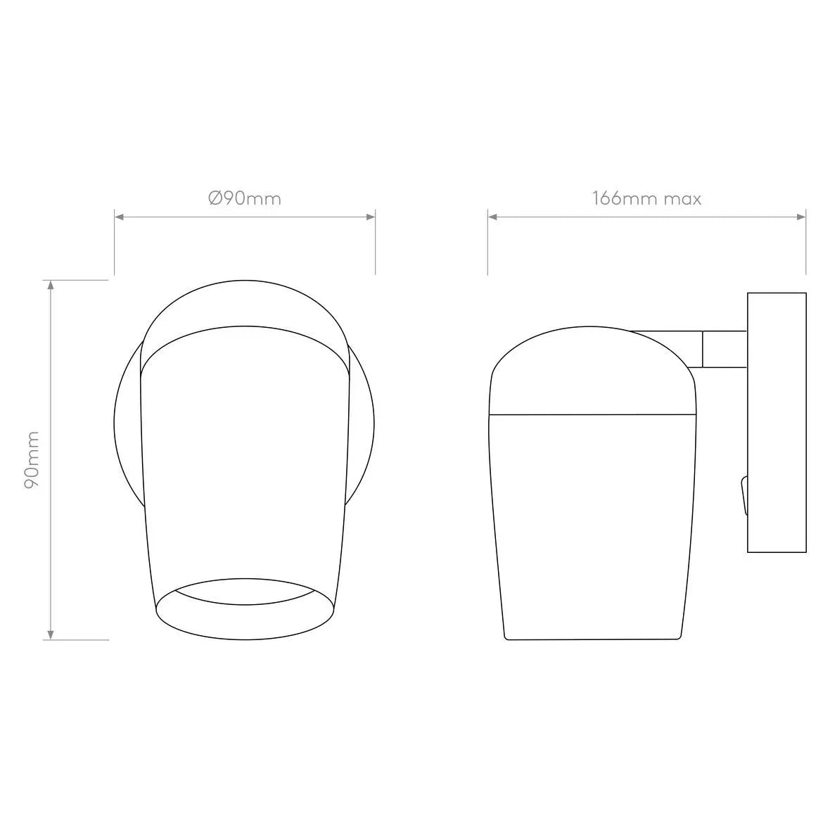 Astro Lighting Koto Single Switched Wall Light | All Square Lighting