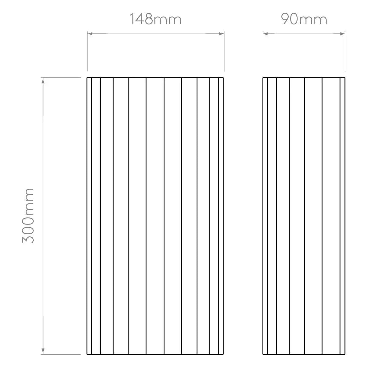 Astro Lighting Kymi 300 Wall Light | All Square Lighting