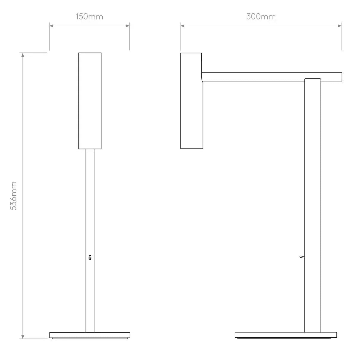 Astro Lighting Leda Desk Lamp | All Square Lighting