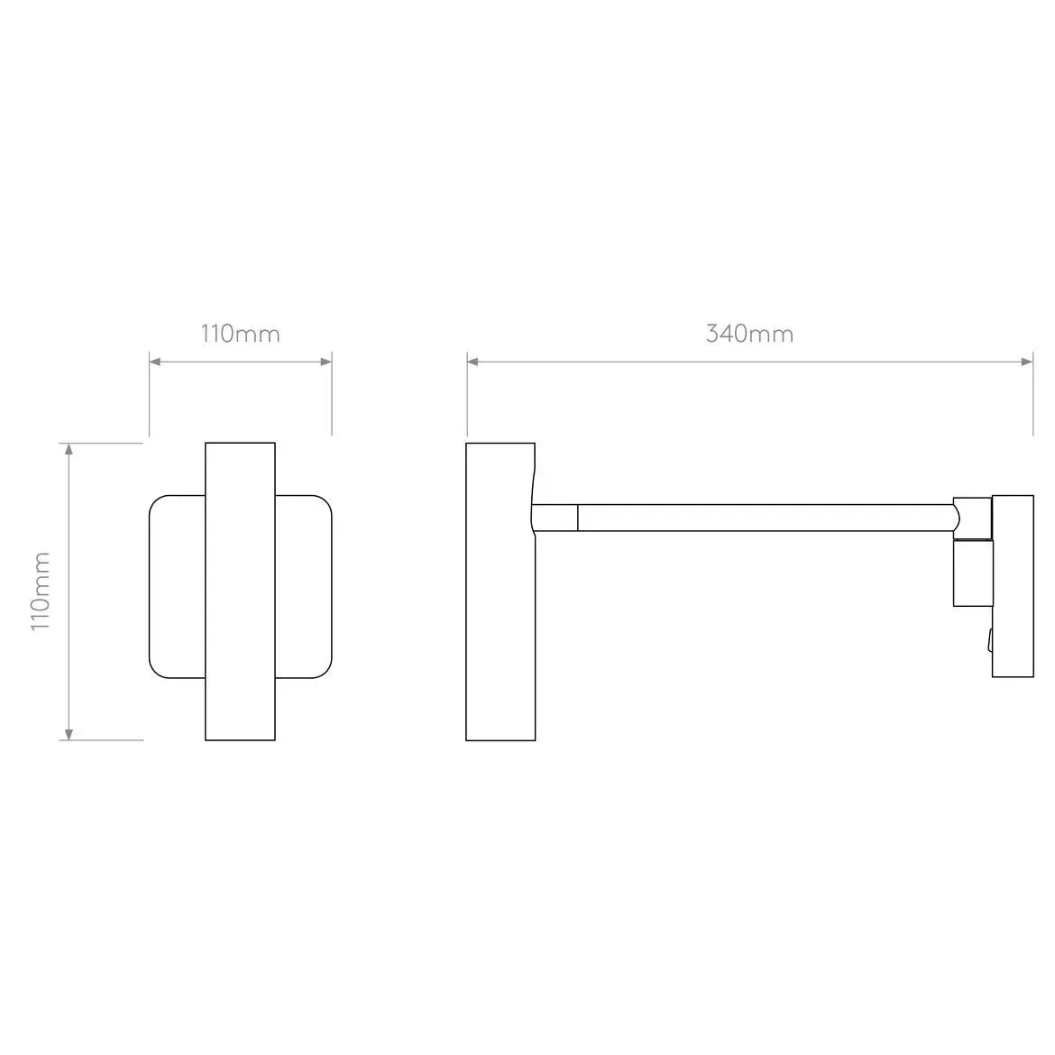 Astro Lighting Leda Swing Arm Wall Light | All Square Lighting