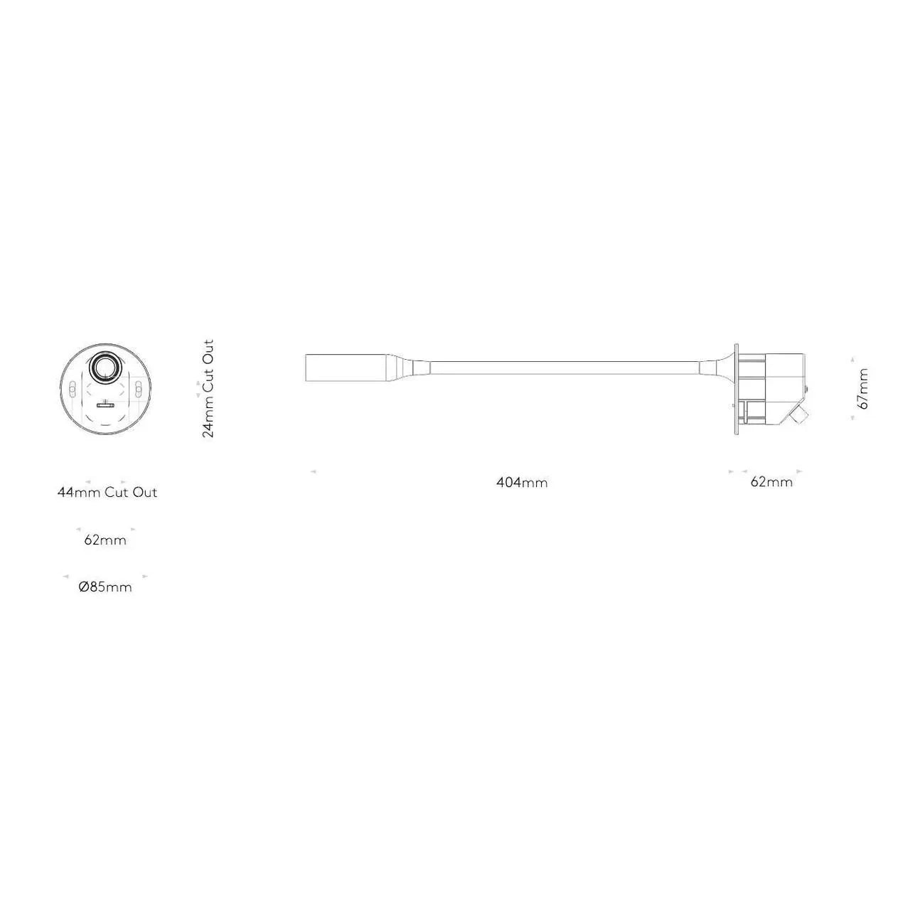Astro Lighting Lucca Recessed Wall Light | All Square Lighting