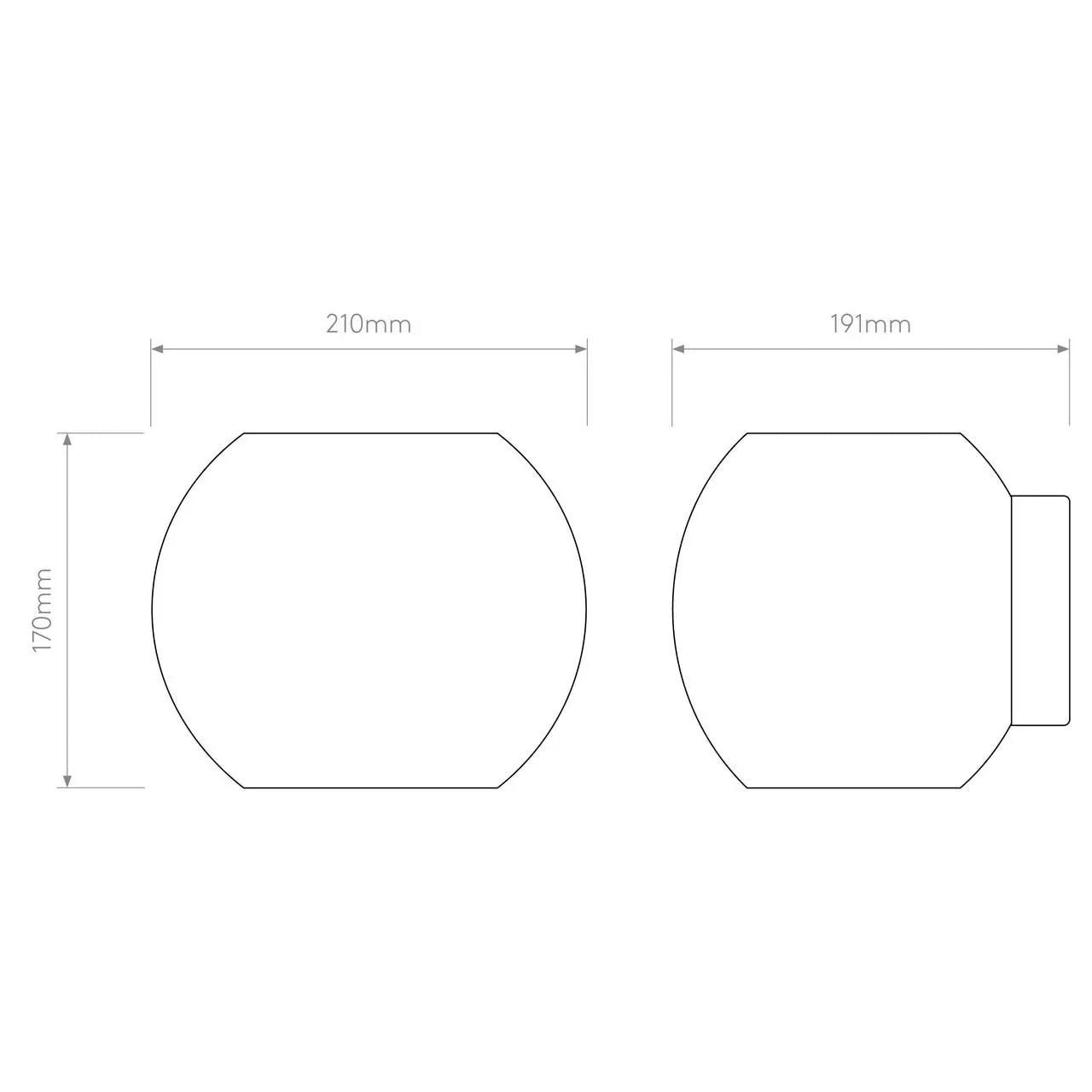 Astro Lighting Luna Wall Light | All Square Lighting