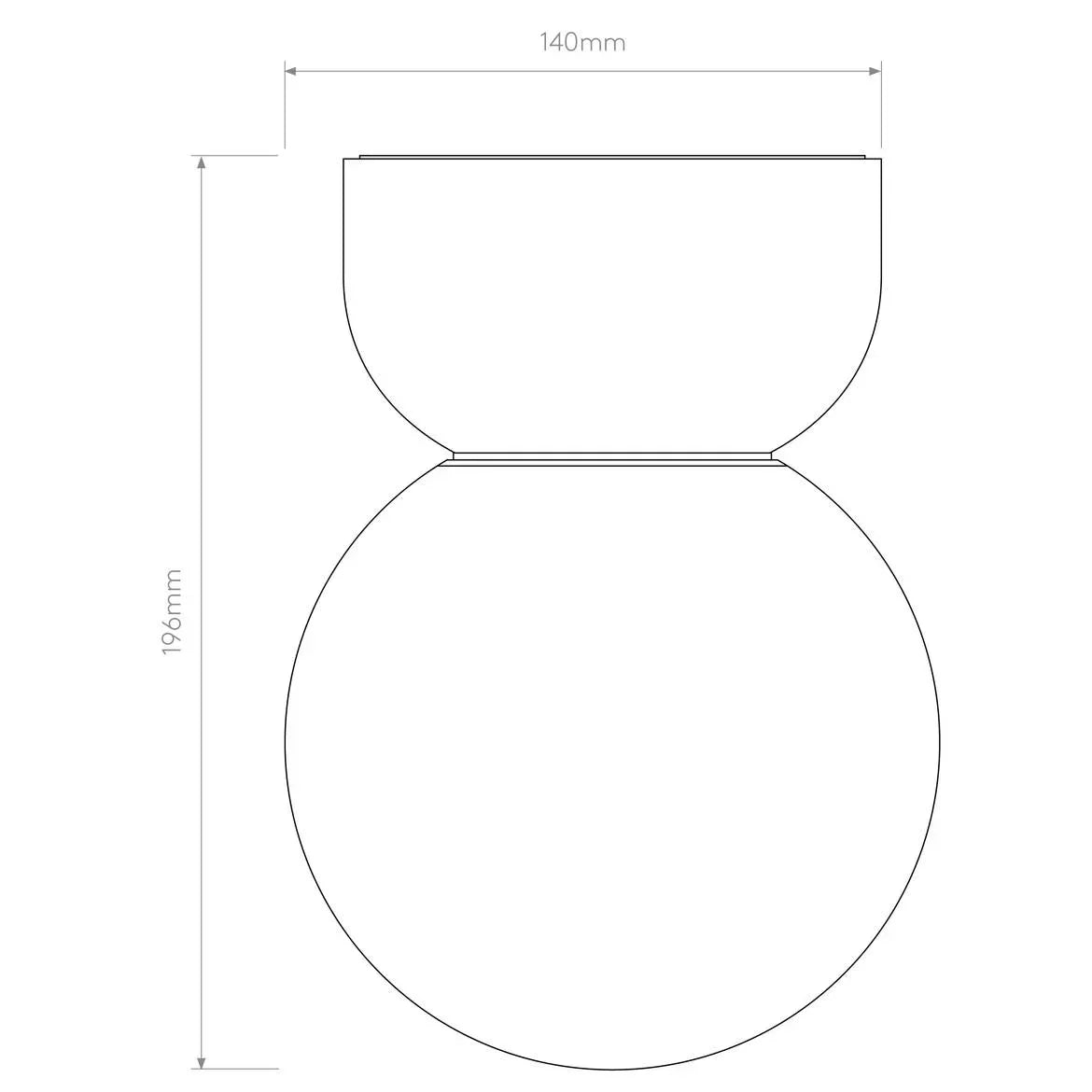 Astro Lighting Lyra 140 Ceiling Light | All Square Lighting