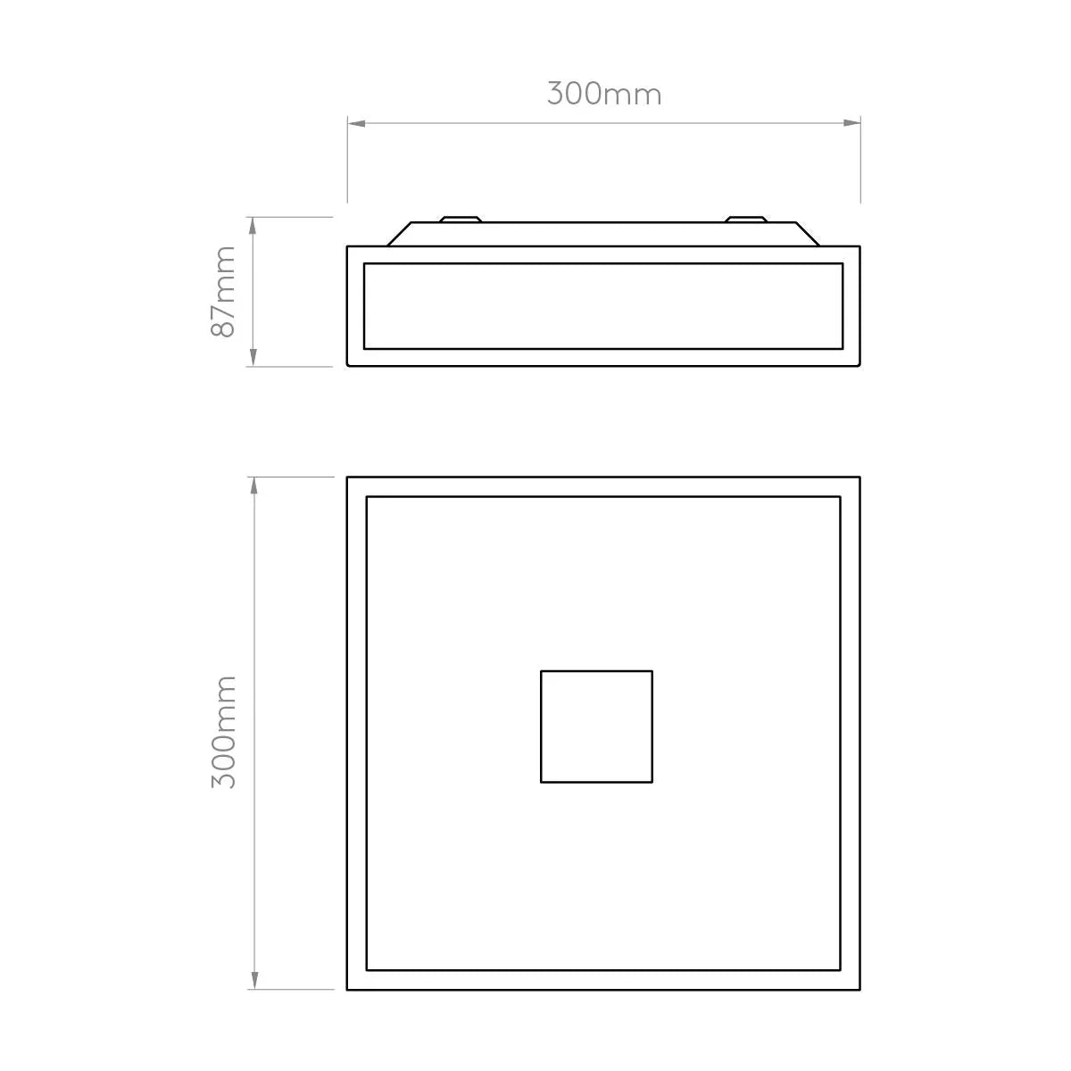 Astro Lighting Mashiko Classic 300 Square | All Square Lighting