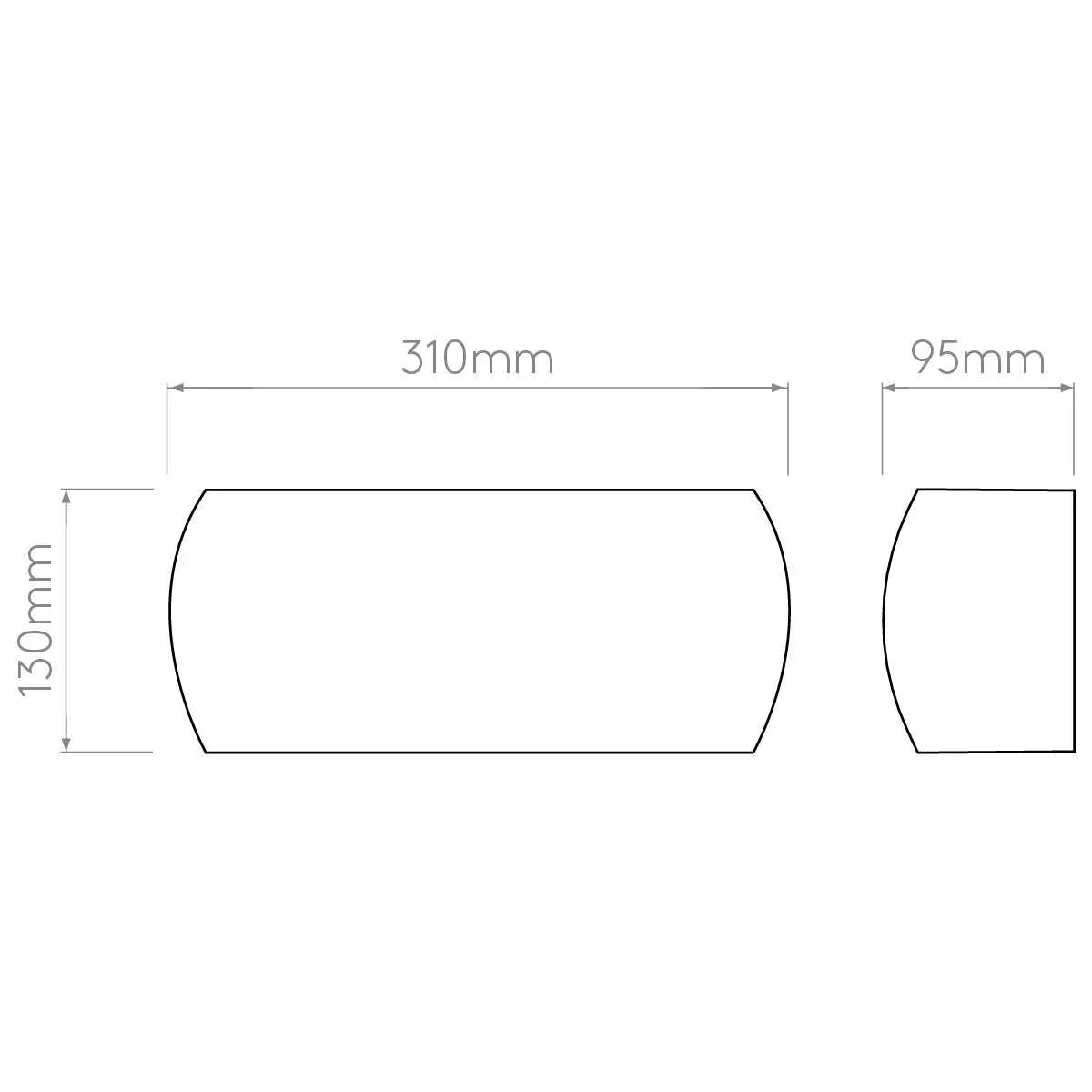 Astro Lighting Milo 300 Wall Light | All Square Lighting