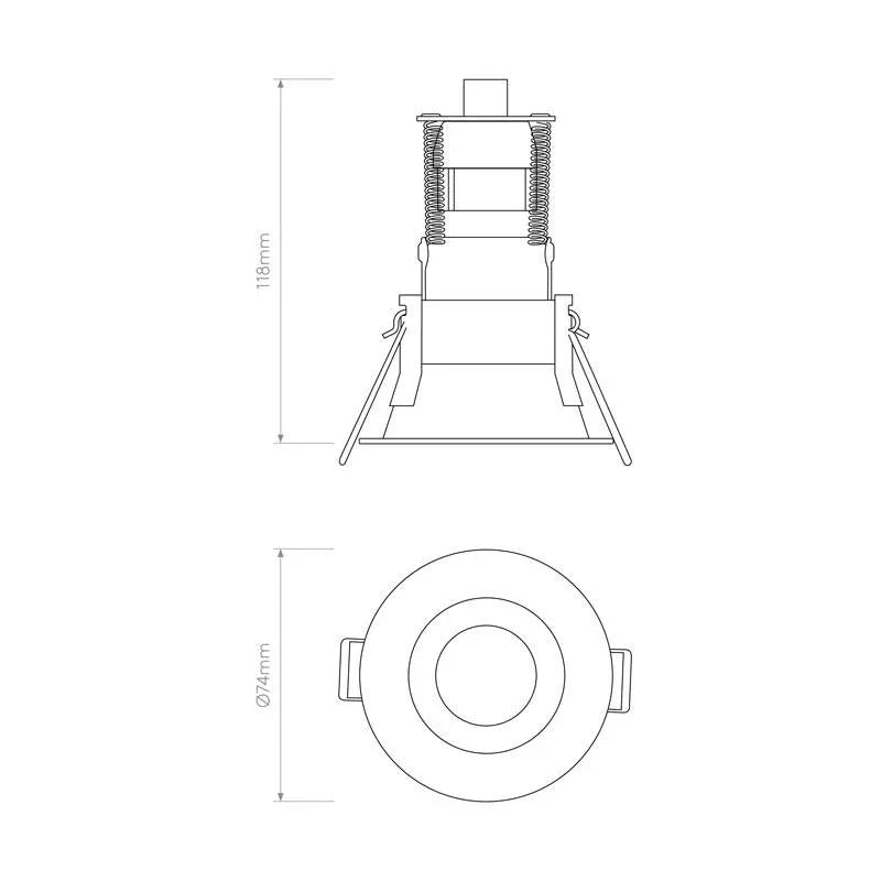 Astro Lighting Minima Mini Downlight | All Square Lighting