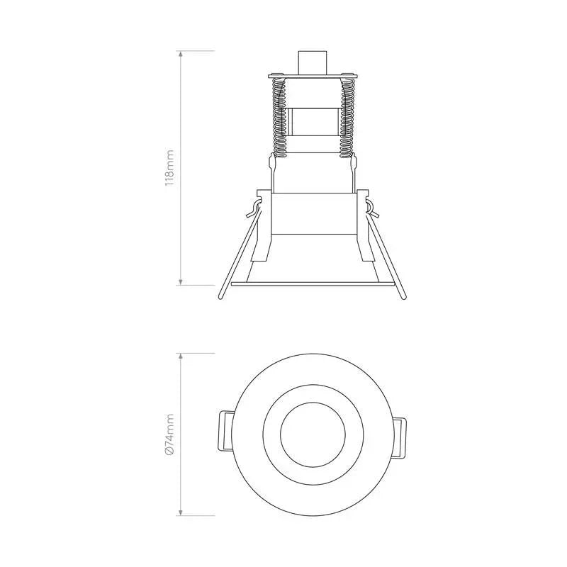 Astro Lighting Minima Mini Downlight | All Square Lighting