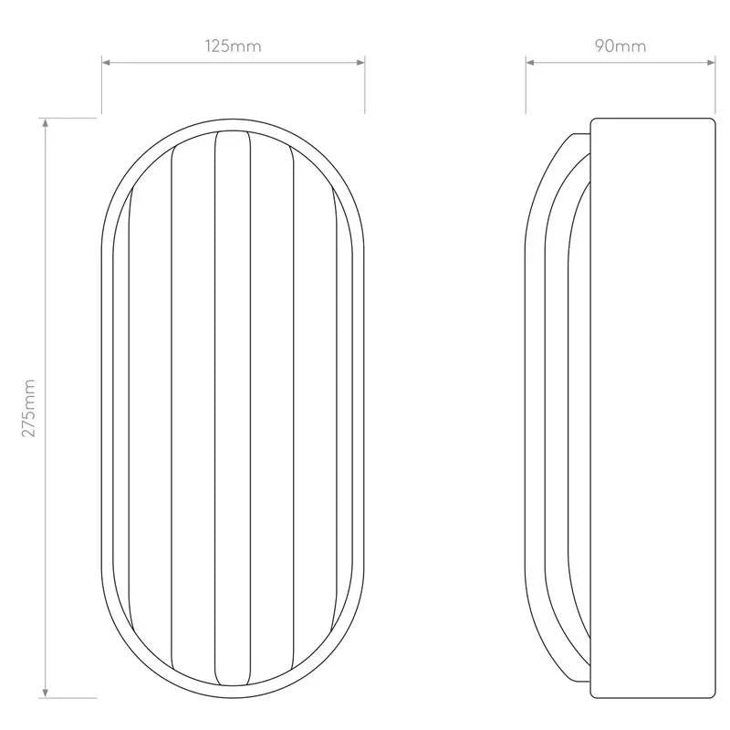 Astro Lighting Montreal Oval Coastal Wall Light | All Square Lighting