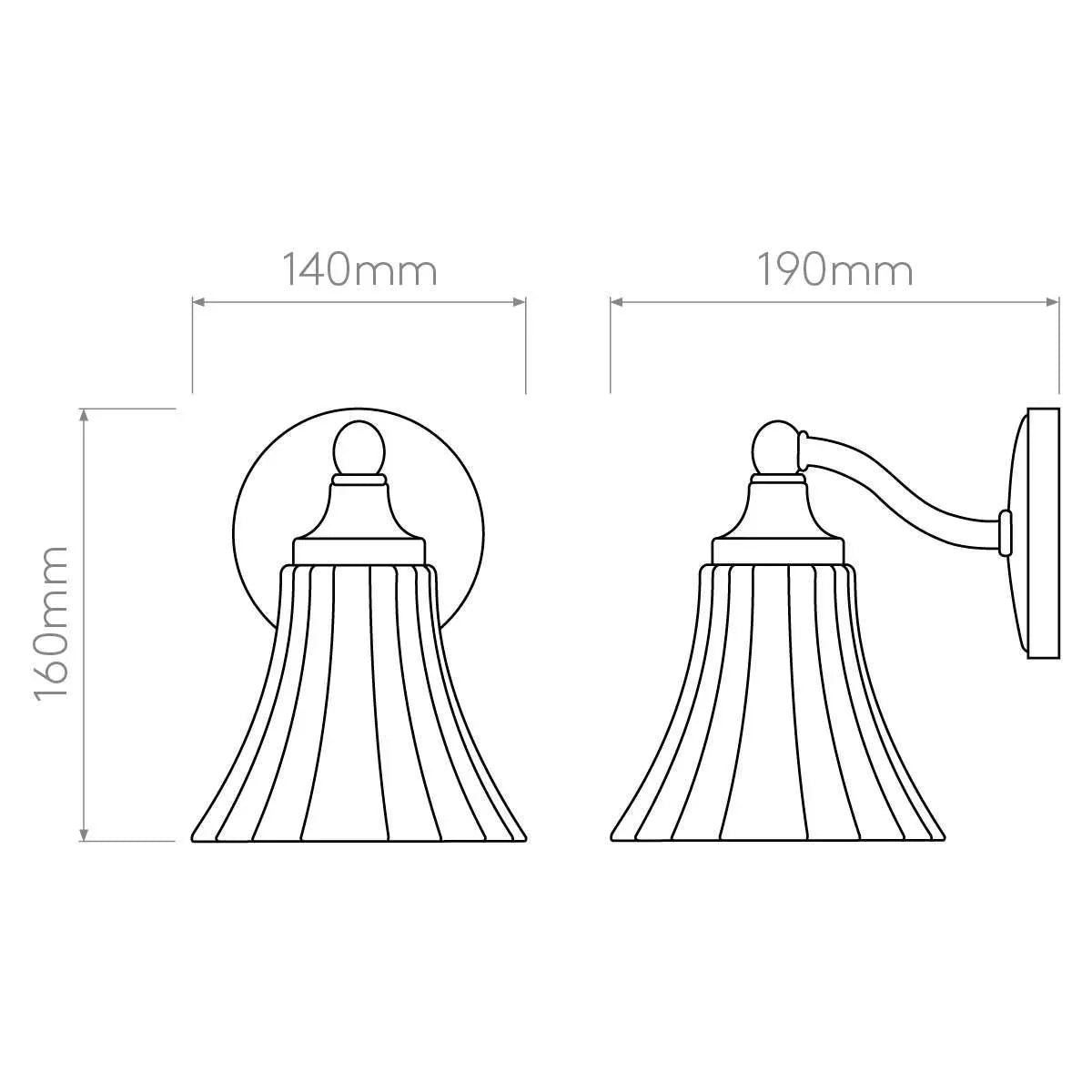 Astro Lighting Nena Wall Light | All Square Lighting