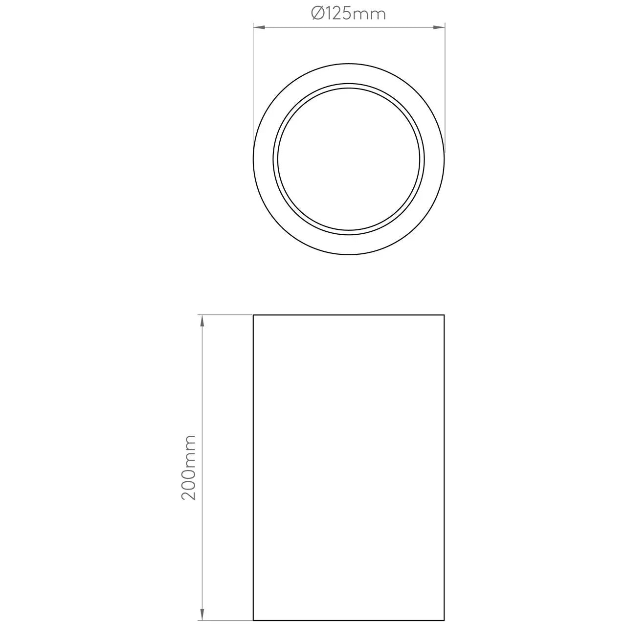Astro Lighting Osca 200 Round Ceiling Light | All Square Lighting