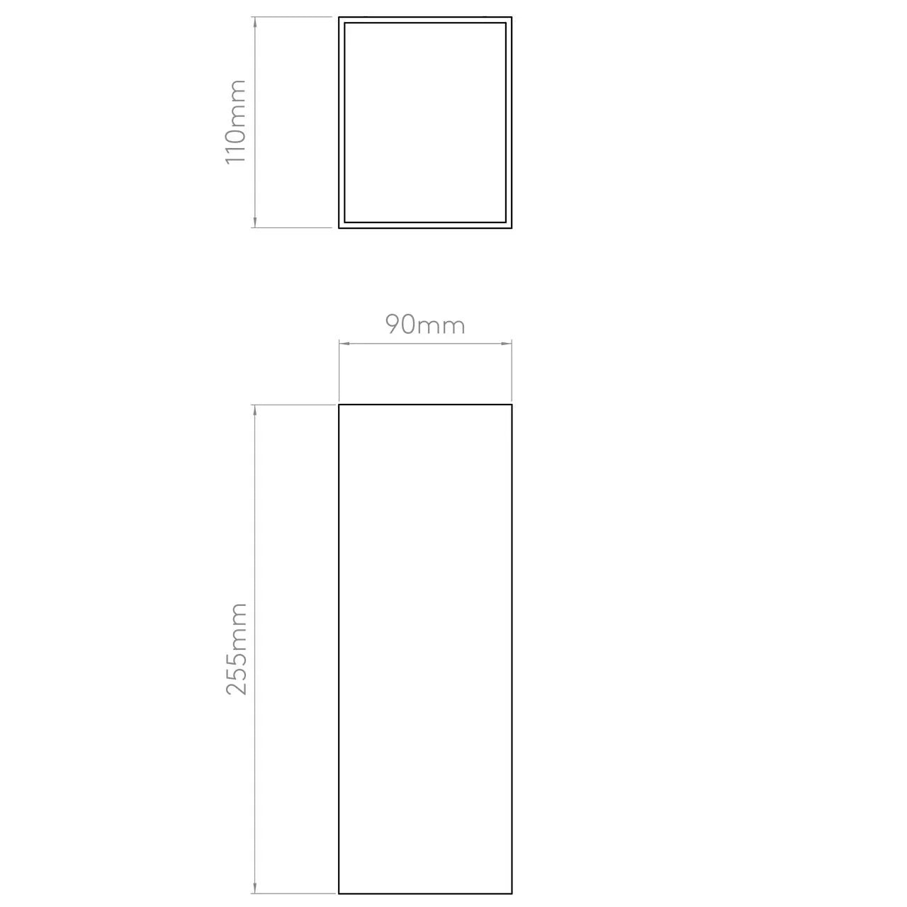 Astro Lighting Oslo 255 LED Wall Light | All Square Lighting