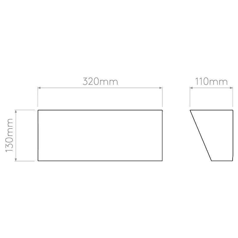Astro Lighting Parallel Wall Light | All Square Lighting