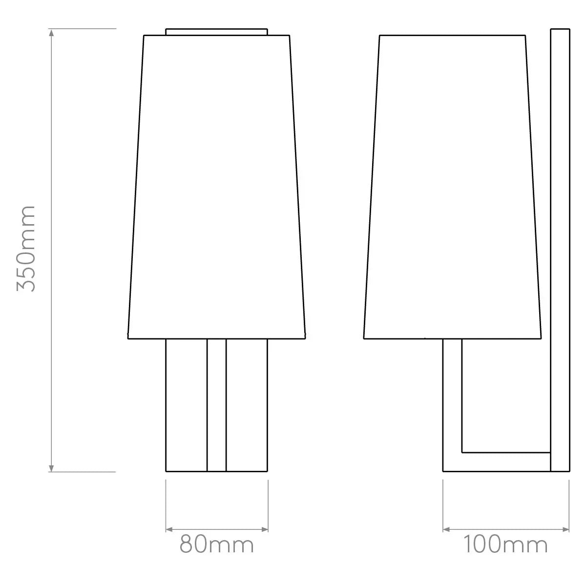 Astro Lighting Riva 350 Wall Light | All Square Lighting