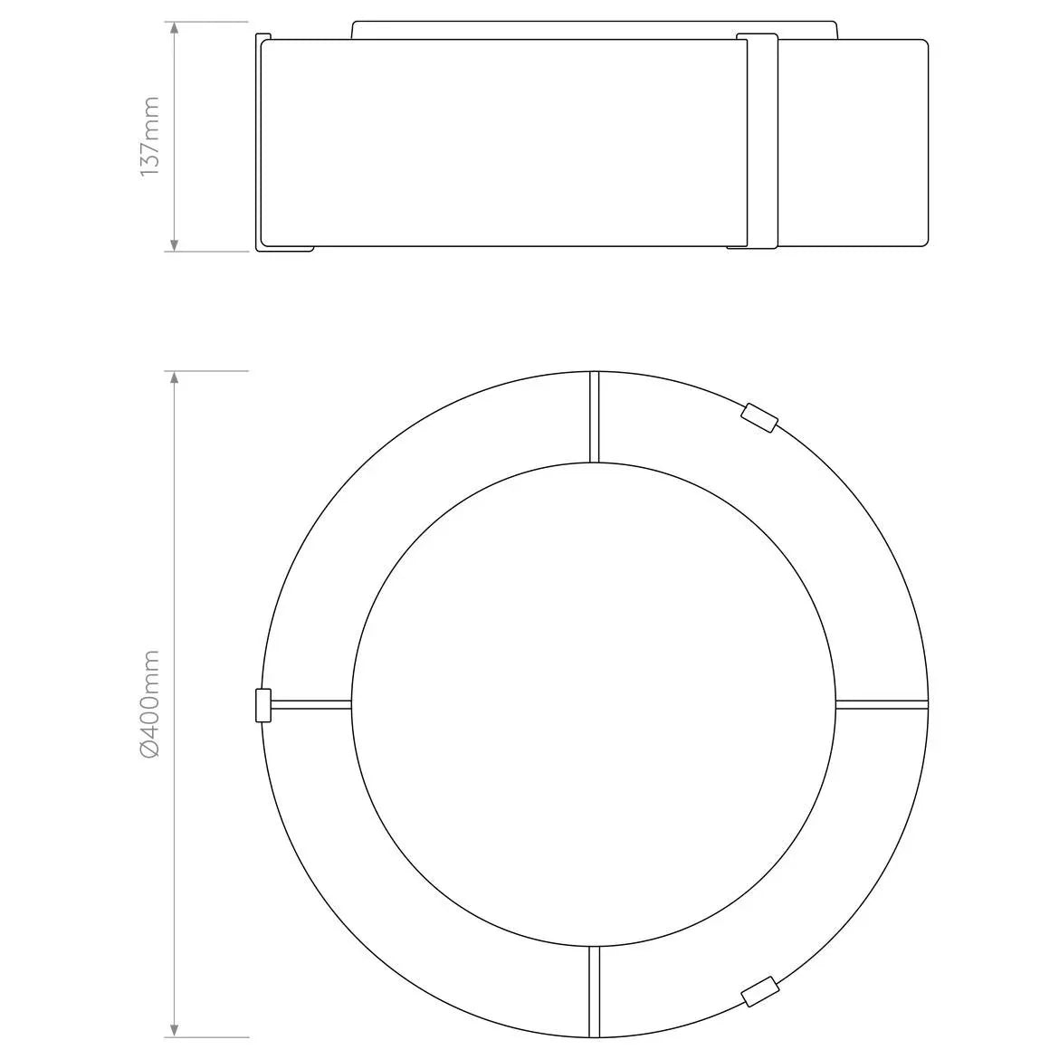 Astro Lighting Salina 400 Ceiling Light | All Square Lighting