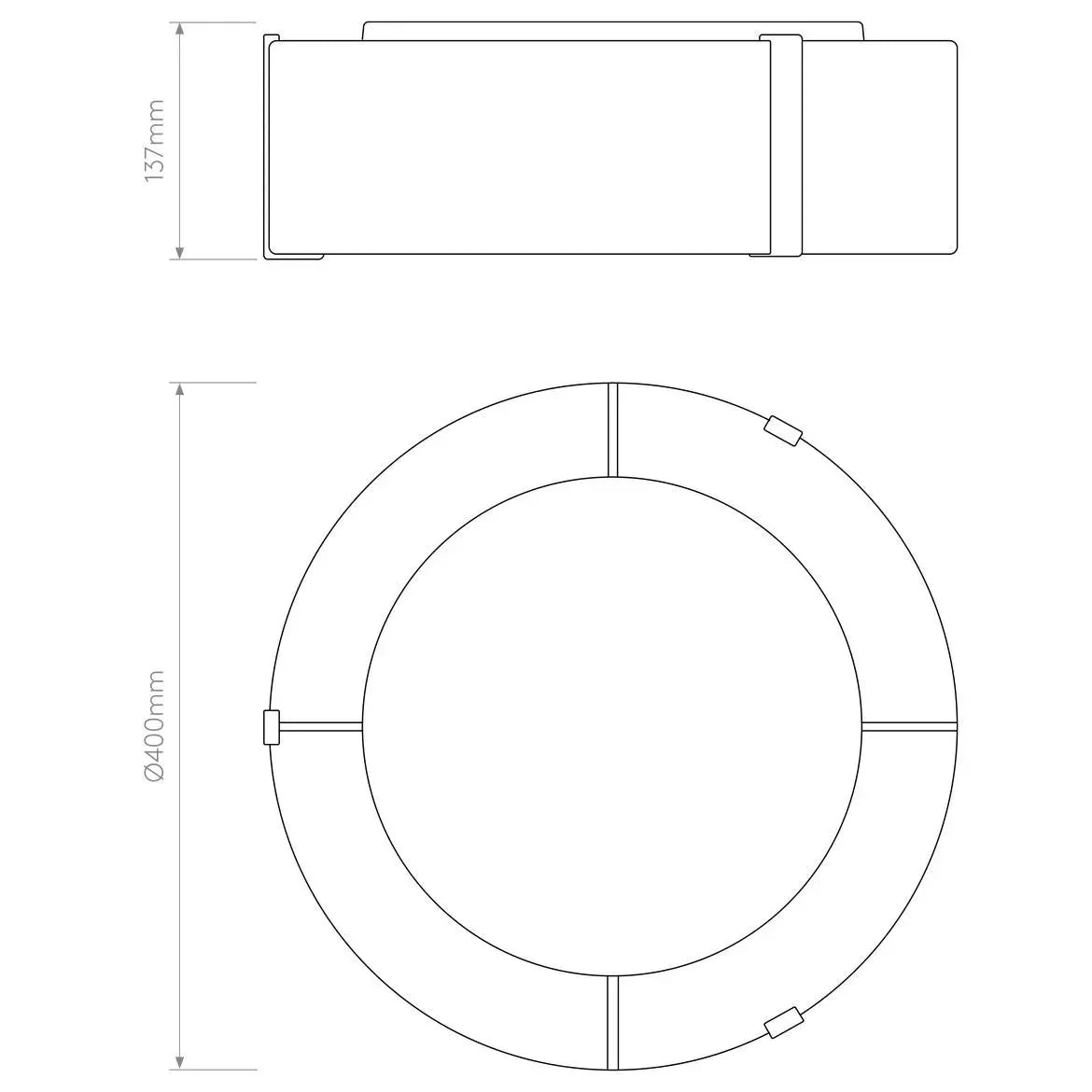 Astro Lighting Salina 400 Ceiling Light | All Square Lighting