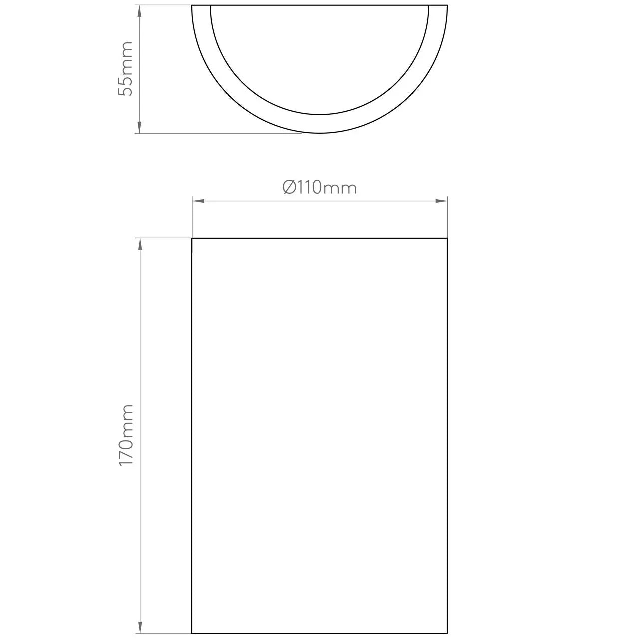 Astro Lighting Serifos 170 LED Wall Light | All Square Lighting