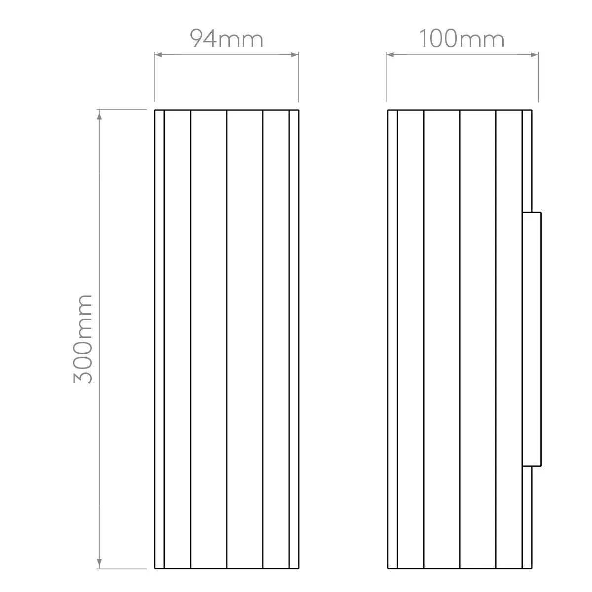 Astro Lighting Shadow 300 Wall Light | All Square Lighting